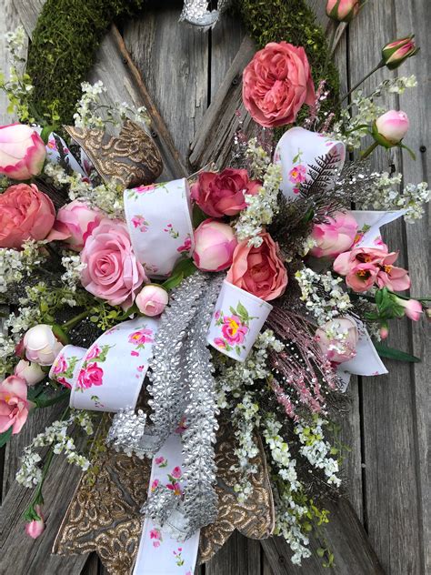 floral wreath front door